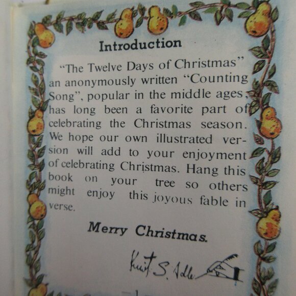 3 Mini Book Christmas Ornaments Nutcracker Suite & 12 Days of Christmas, Santa - Picture 10 of 16